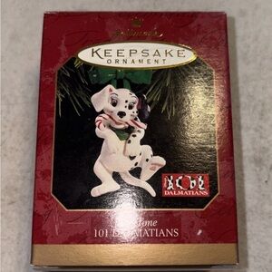 Hallmark 2021 101 DALMATIONS RED BOX Ornament